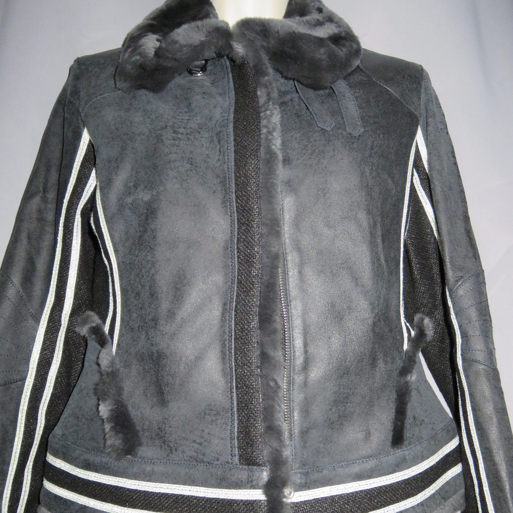 St. JOHN Sport Marie Gray Womens Jacket/Coat